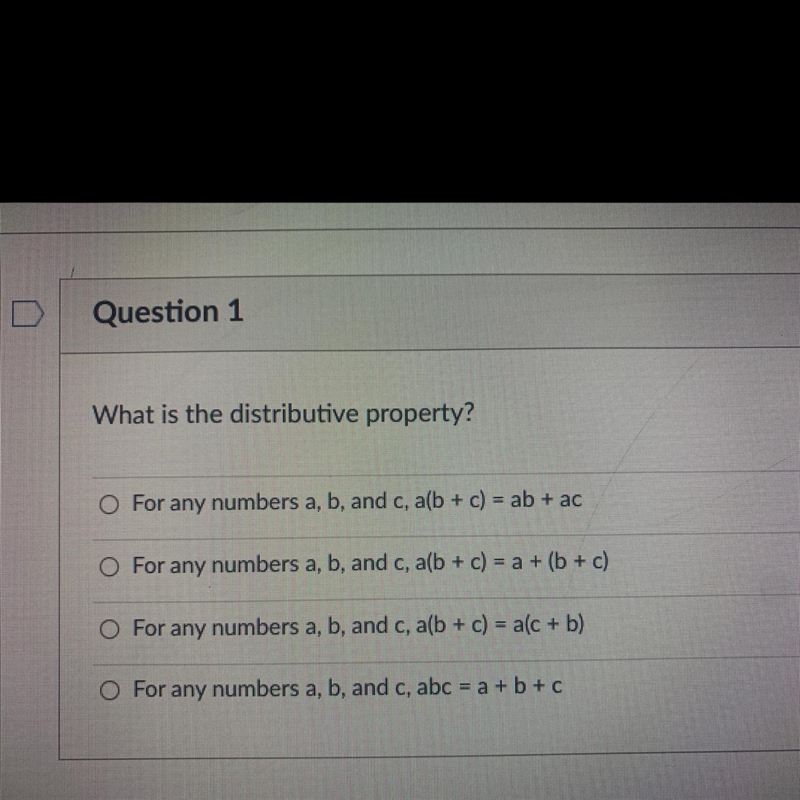 What is the distributive property?-example-1