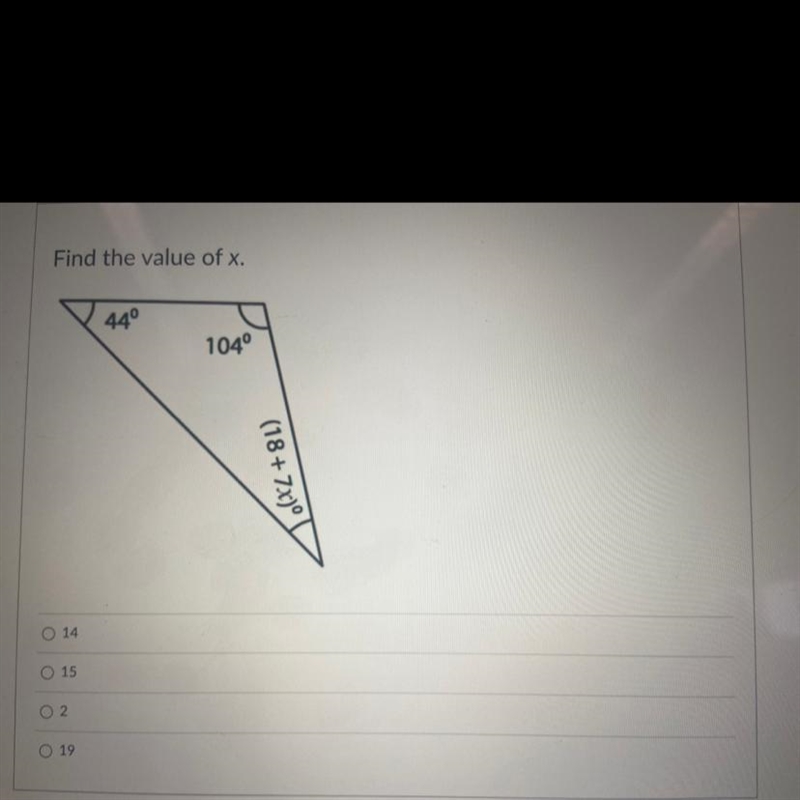 Need the value of X. Thank you!-example-1