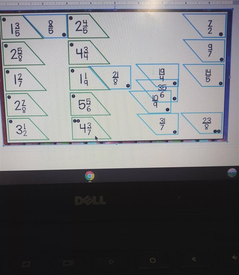 (THIS IS 6TH GRADE MATHHOW DO I CONVERT THESE INTO A IMPROPER FRACTIONS?!-example-1