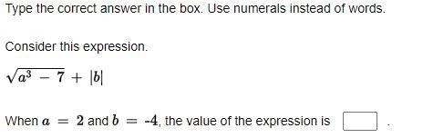 Type the correct answer in the box. Use numerals instead of words.-example-1