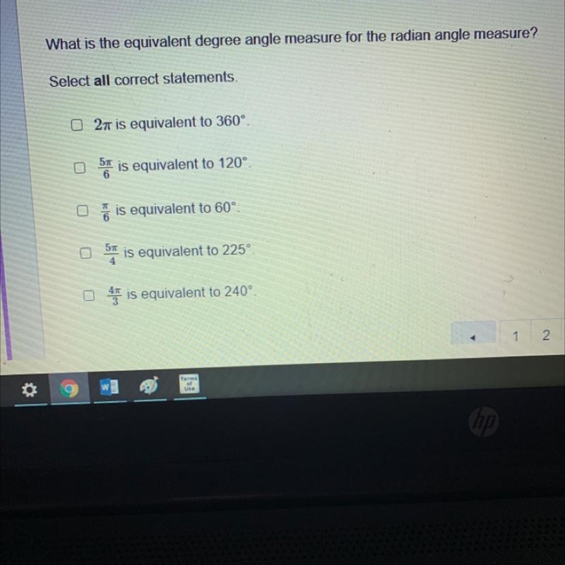 I need help with this practice problem It’s from my trig prep guide-example-1