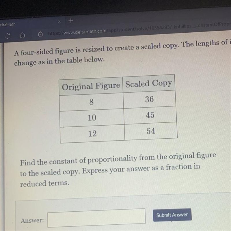 A four-sided figure is resized to create a scaled copy.-example-1