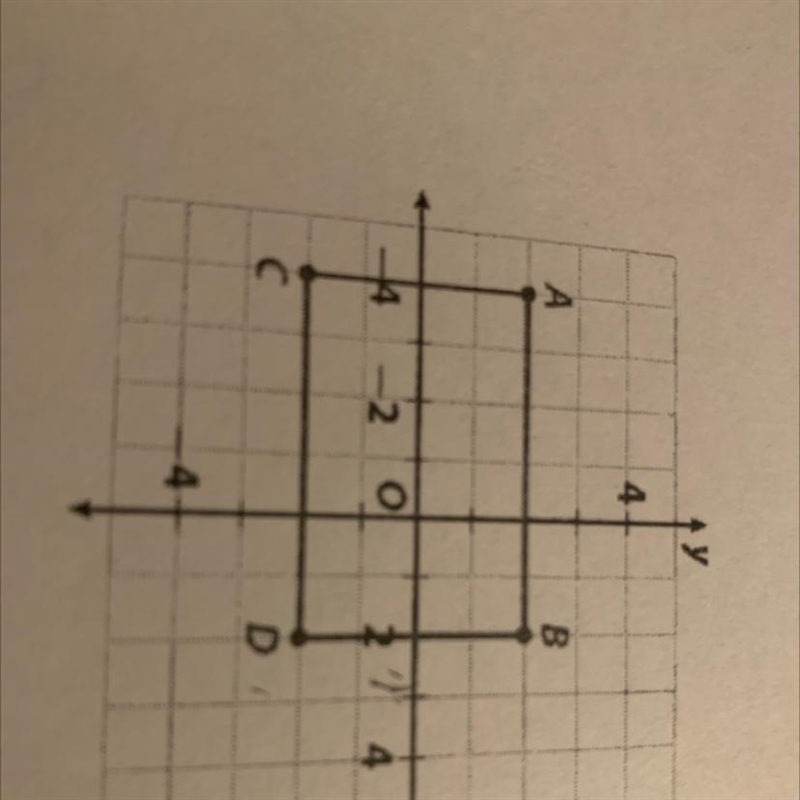 Graph the image of rectangle ABCD after a dilation with a scale factor of 1/2 ￼-example-1