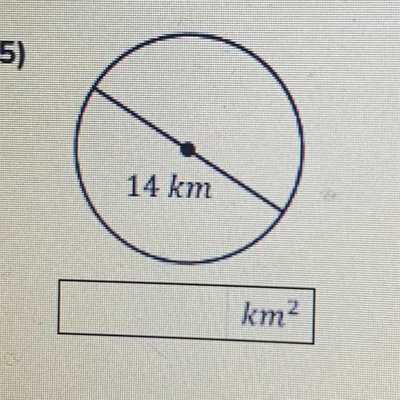 The area of the circle-example-1