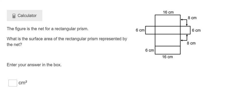 The figure is the net for a rectangular prism. What is the surface area of the rectangular-example-1