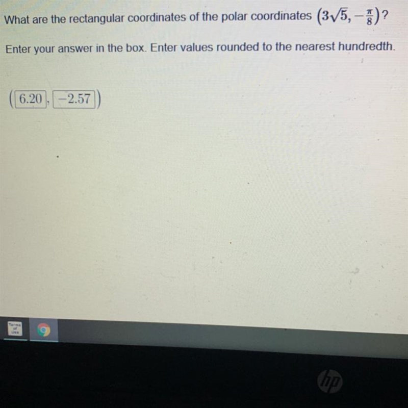 I need help with this practice problem solving My attempted answer is in the pic, though-example-1