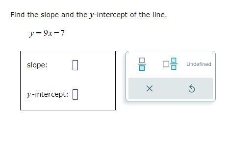 Find the slope and intercept?-example-1