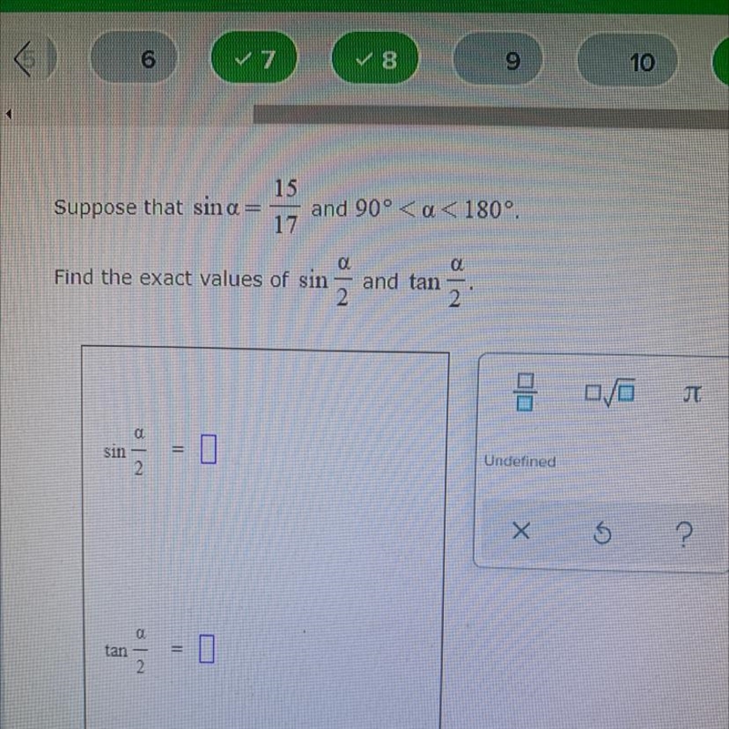 Pre-Calc I need the answers to for sin and tan.-example-1