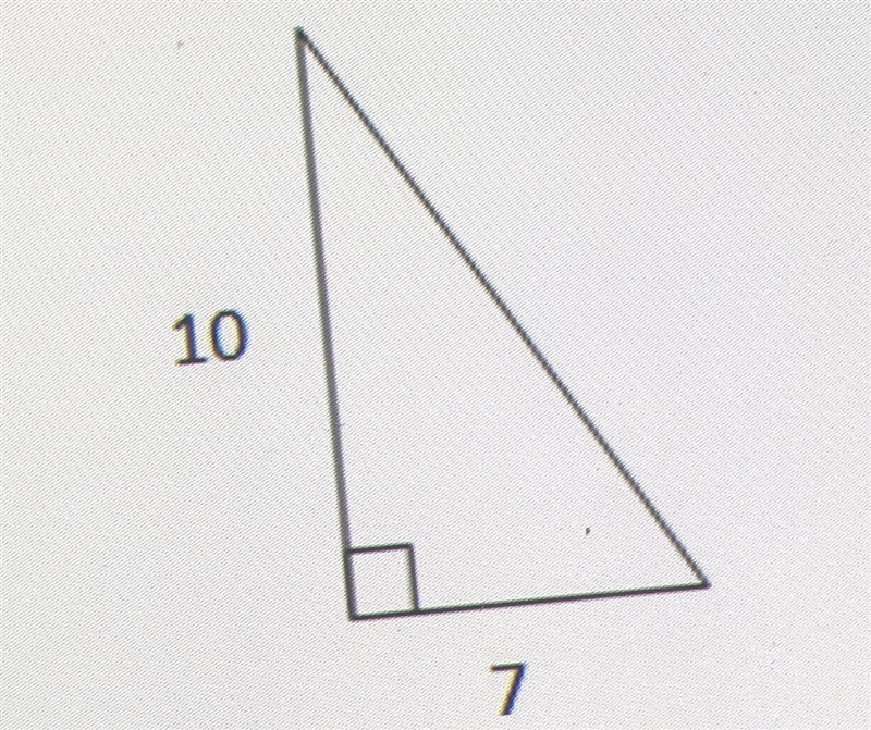 Hi I need help with this review question.Find the missing side length. Round your-example-1