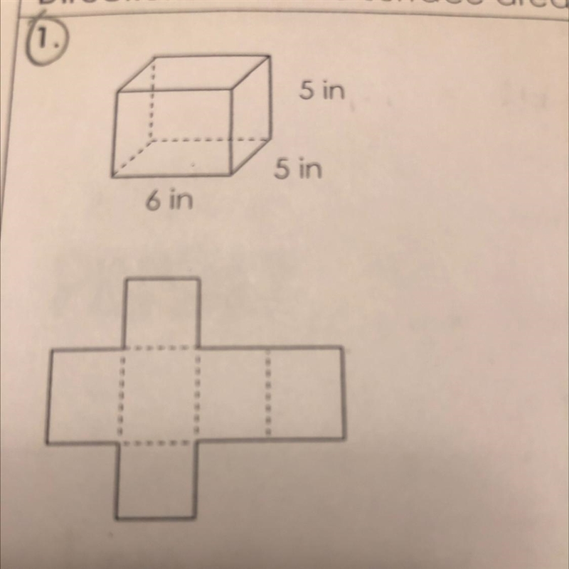 Find the surface area of the rectangular prism using the net-example-1