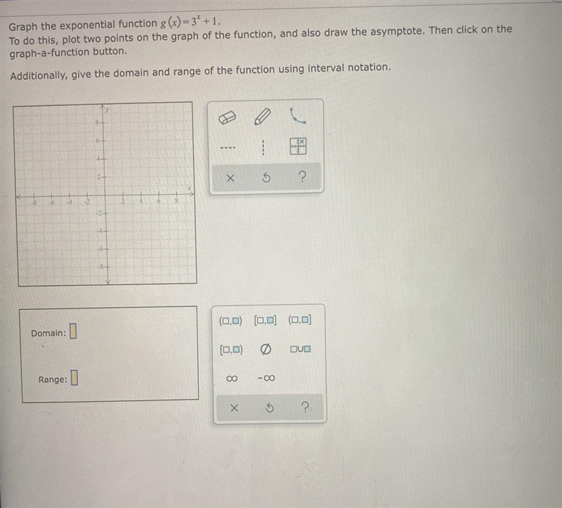 Hey I need help with my homework help me find the points on the graph too please Thankyouu-example-1