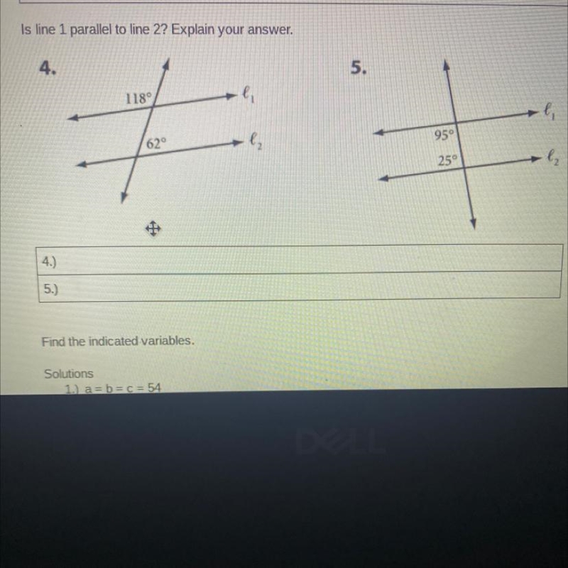 Is line 1 parallel to line 2? Explain your answer.-example-1