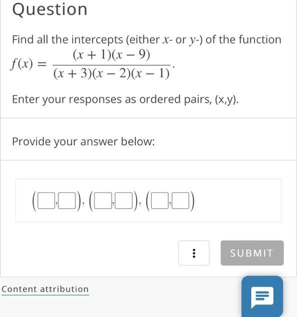 Find all the intercepts-example-1