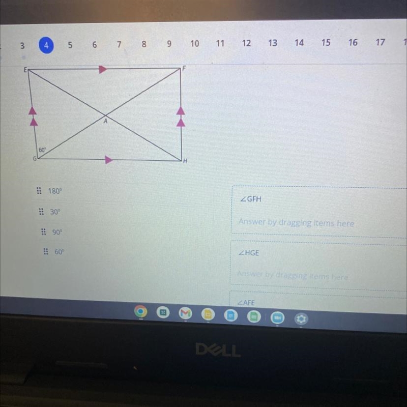 In the rectangle below, drag the correct angle measures to each identified angle. 189° 30° 90° 60°-example-1