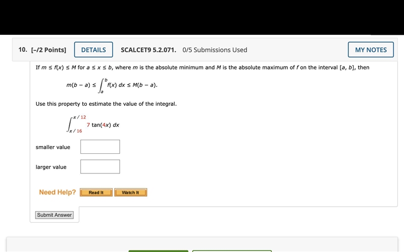 If m ≤ f(x) ≤ M for a ≤ x ≤ b, where m is the absolute minimum and M is the absolute-example-1