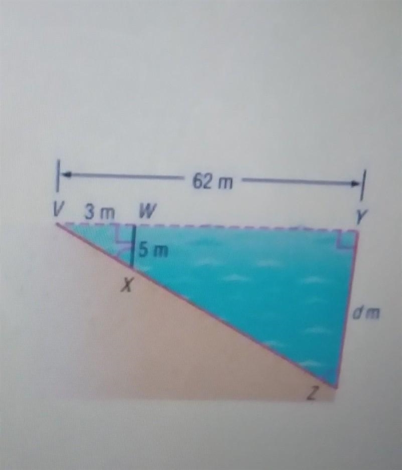 Its asking for the approximate depth of the river. but I don't know how to determine-example-1