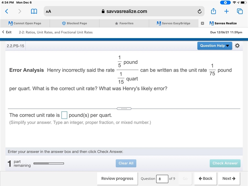 I need to know how to solve this I don’t understand this question?Error Analysis  Henry-example-1