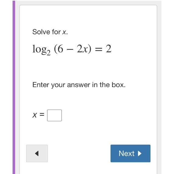 Solve for x and enter answer-example-1