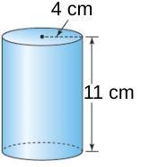 What is the volume of the​ cylinder? Use 3.14 for . 4 cm 11 cm-example-1