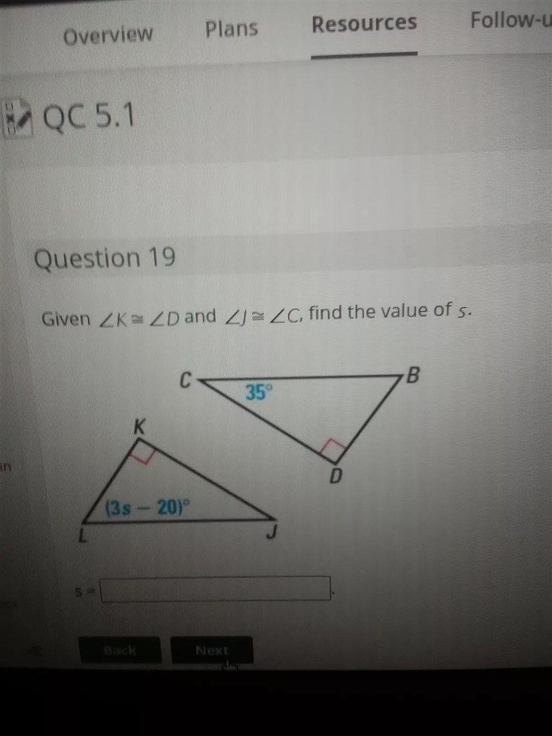 Getting k equals B and J C find the value of a s-example-1