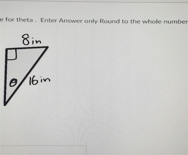 Solve for theta. Enter answer only round to the whole number-example-1