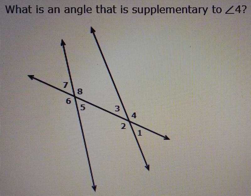 Which angles are adjacent to <2? Select all that apply.-example-1