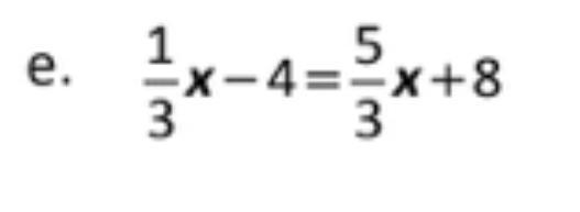 Use a combination of inverse operations to solve the following equations.-example-1