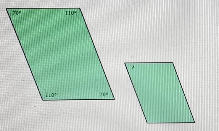 If these two figures are similar, what is the measure of the missing angle?-example-1