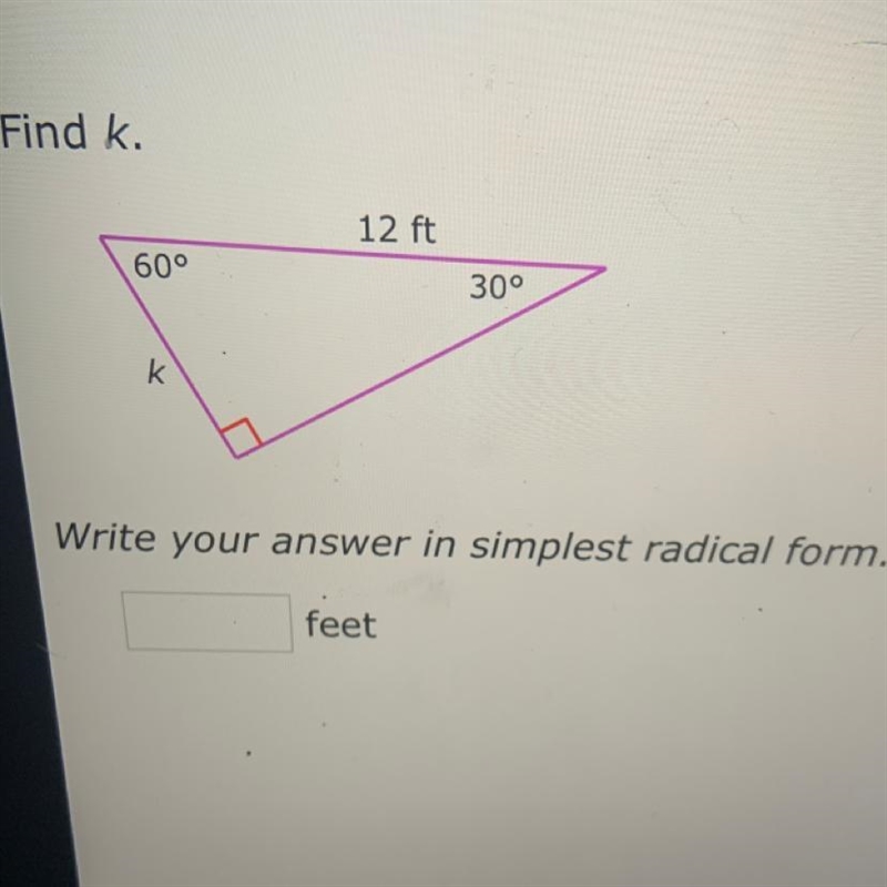 Help with this special right triangle-example-1