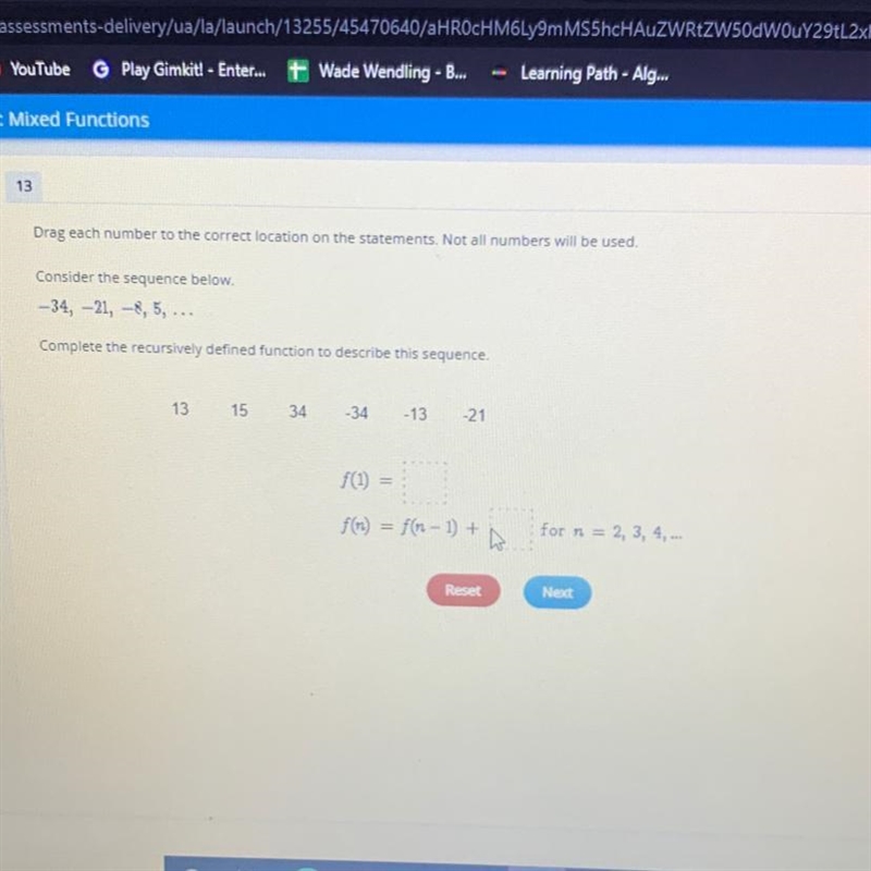 Drag each number too the correct location on the statments-example-1