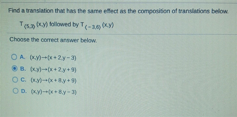 Find a translation that has the same effect as the composition of translations below-example-1