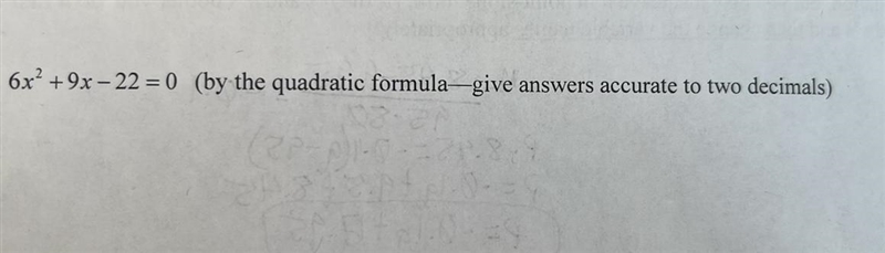 Solve the quadratic equation using the method indicated. See attached photo. Thanks-example-1