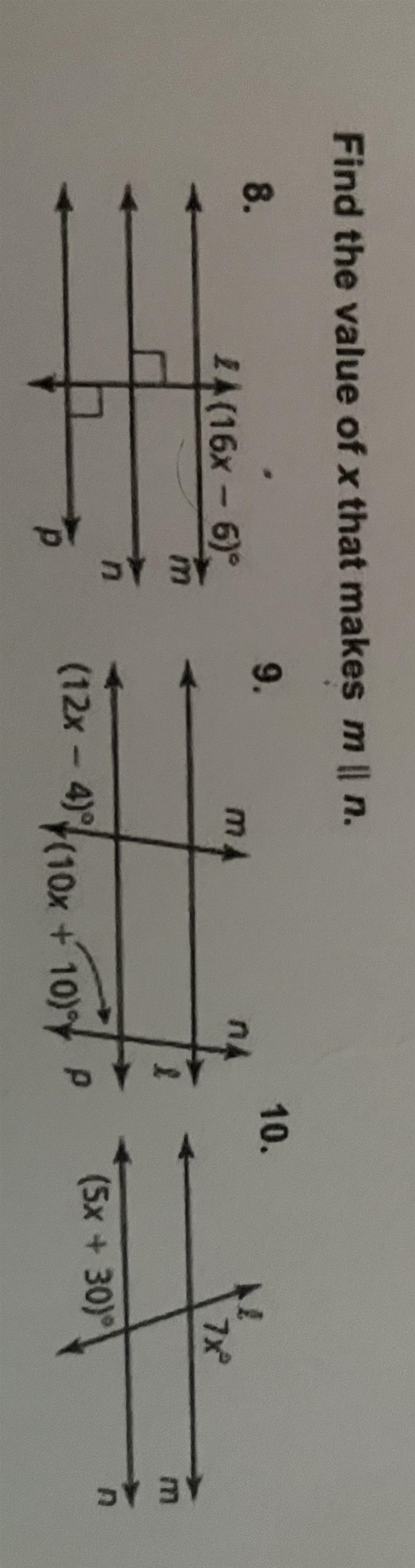 Find the value of X that makes m n-example-1