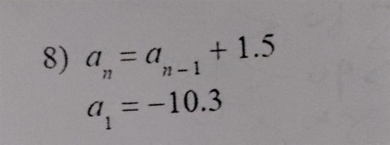 Find the first four terms in each sequence​-example-1