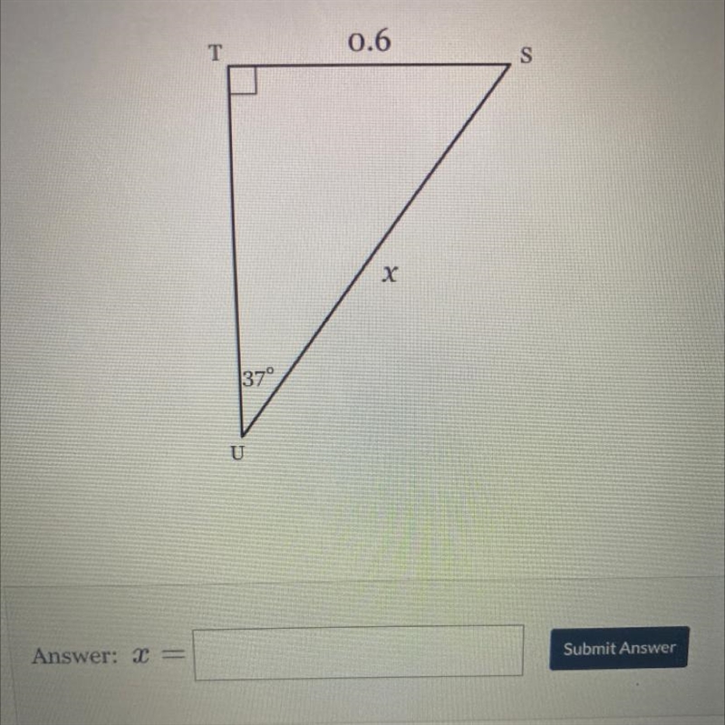 Solve for x. Round to the nearest tenth, if necessary.-example-1