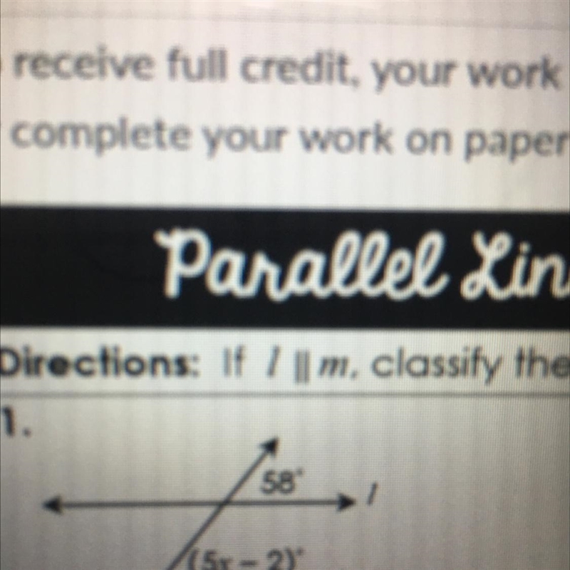 Classify the marked angle pair,give their relationship,and solve for x-example-1