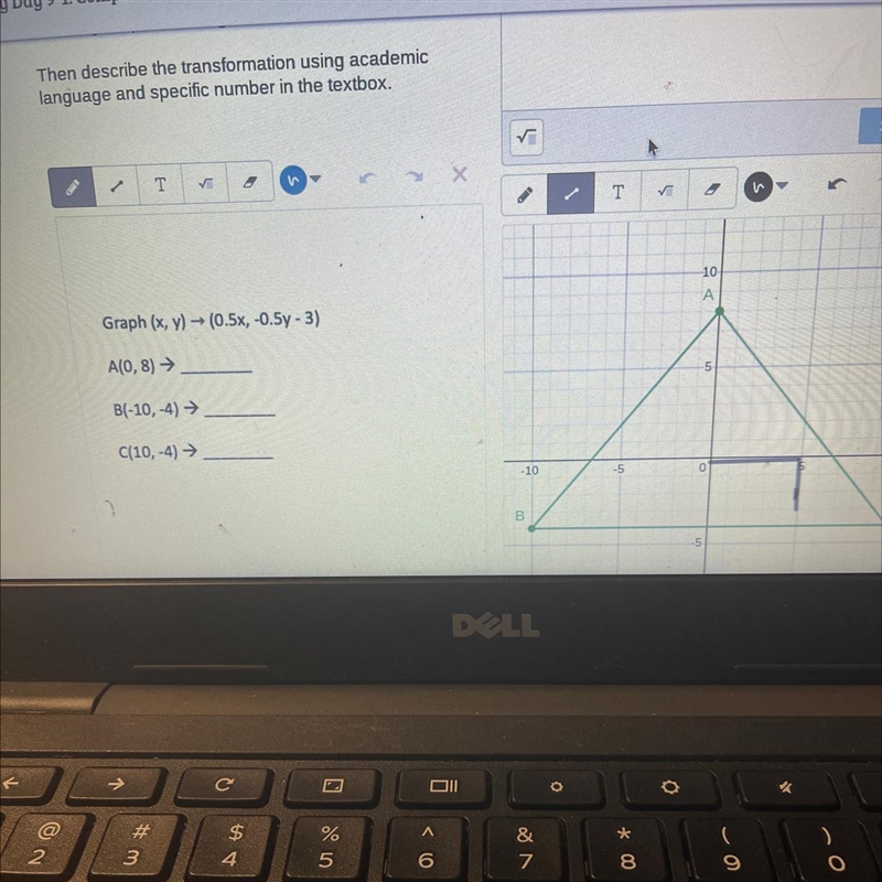 Tell what kind of transformation this is by looking at the notation ofthe problem-example-1