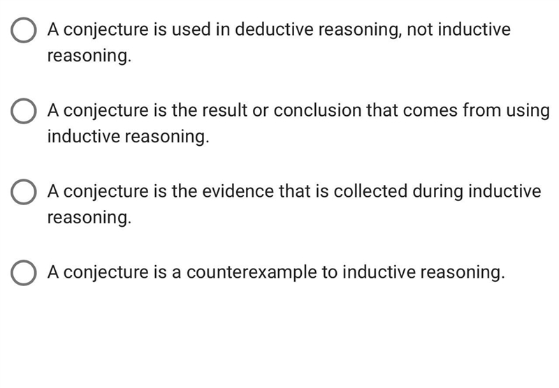 What is the relationship between a conjecture and inductive reasoning?-example-1