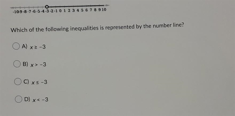 -10-9-8-7-6-5-4-3-2-1 0 1 2 3 4 5 6 7 8 9 10 Which of the following inequalities is-example-1