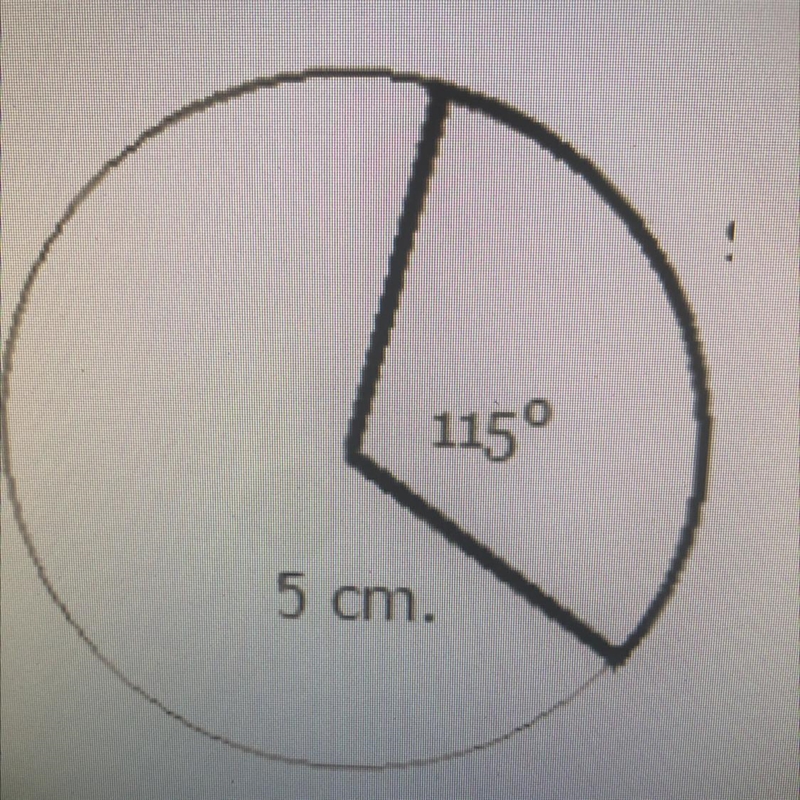 Find the arc length of s is the figure. Round your answer to the nearest tenth.-example-1