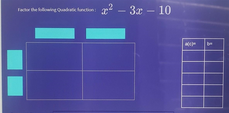 Factor the following Quadratic function: What is the factor form: ?-example-1