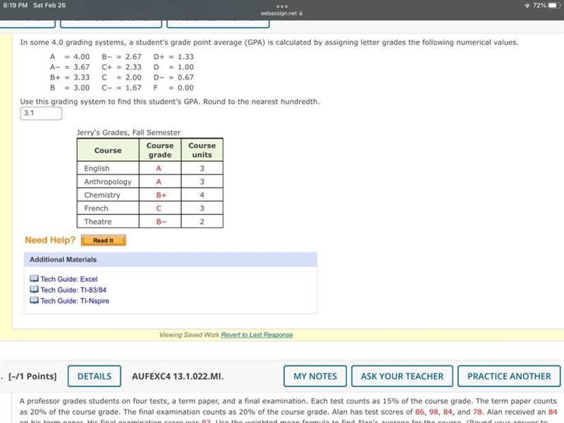 Do you know how to solve? I got 3.1 but it was incorrect-example-1