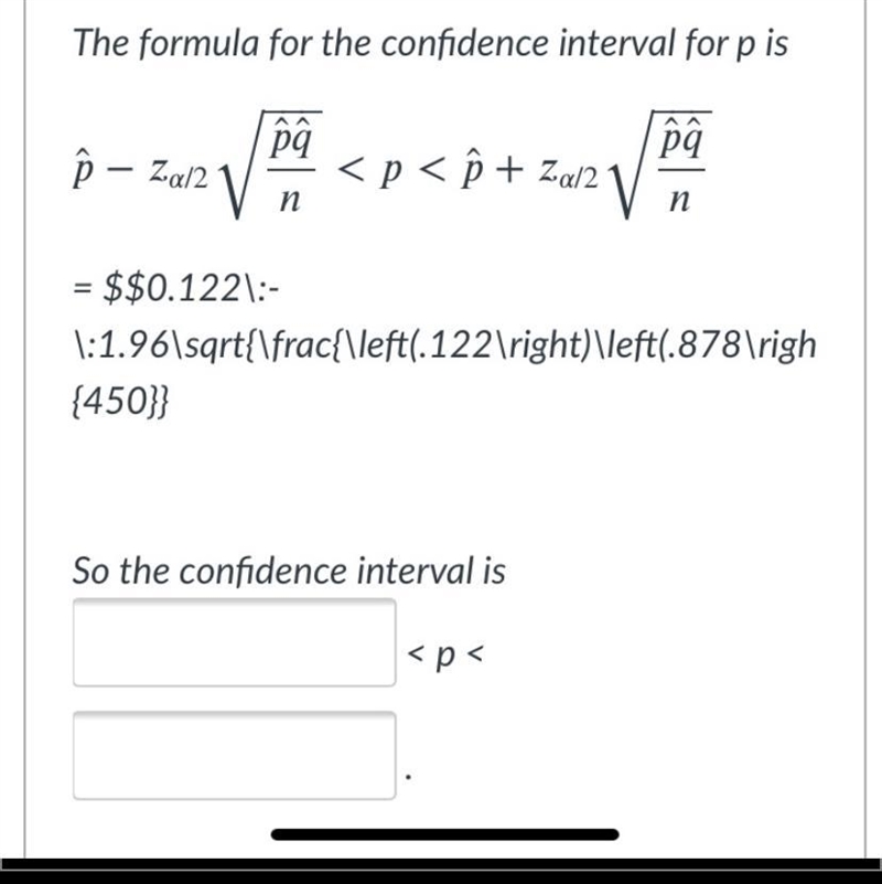 On this problem, the answer has been worked out, but you must fill in the blanks in-example-1