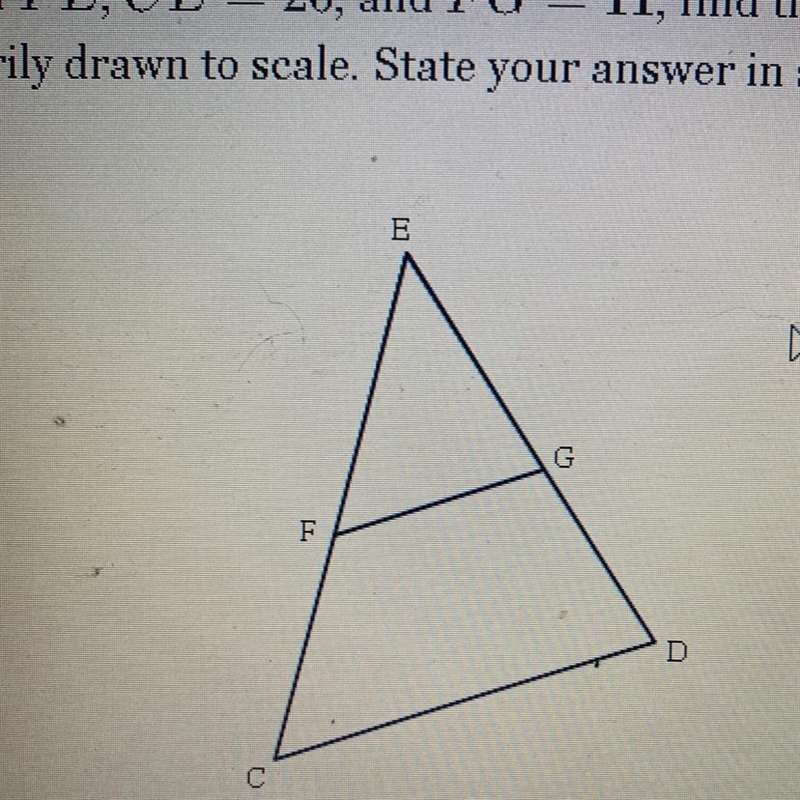 In the diagram below, FG is parallel to CD. If the length of CD is the same as the-example-1