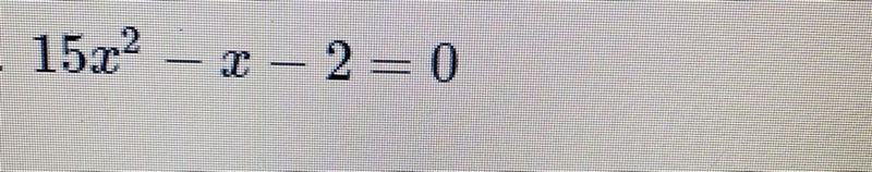 I need help solving the quadratic by using the quadratic formula-example-1