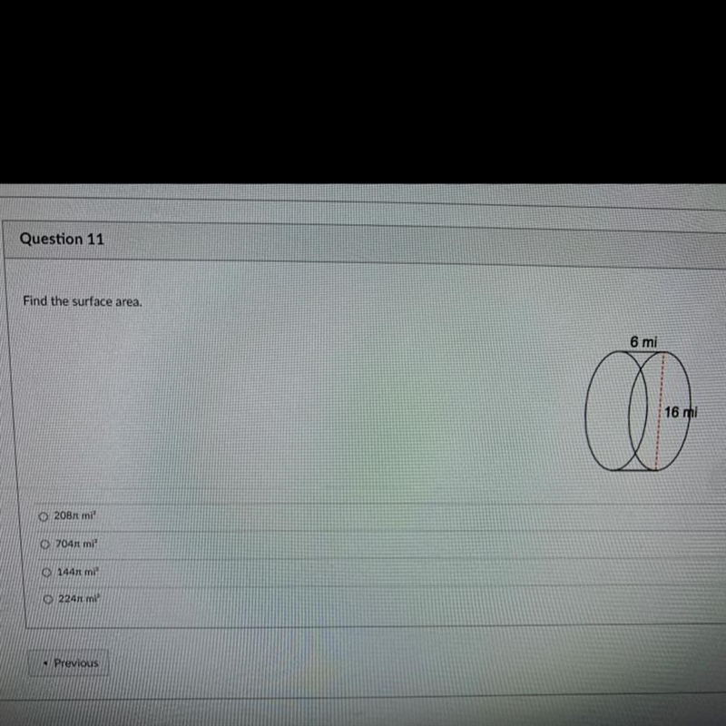 Hi! how do i find surface area of a cylinder? for some reason i can’t get the right-example-1