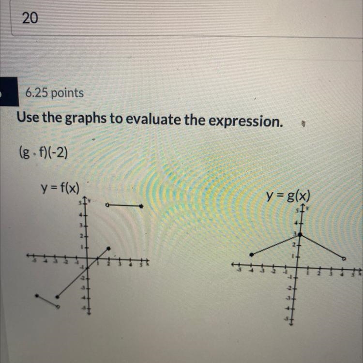 How do I use the graph to evaluate the expression-example-1