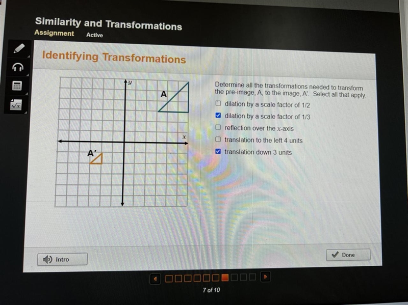 Identifying Transformations+yDDetermine all the transformations needed to transformthe-example-1