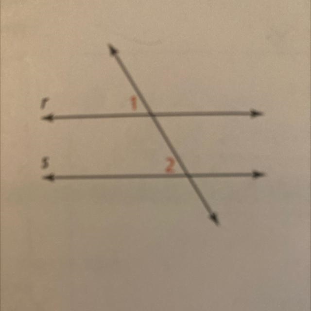 a. Find the value of x given that r ll s.The measure of angle 1 = (63-x)The measure-example-1