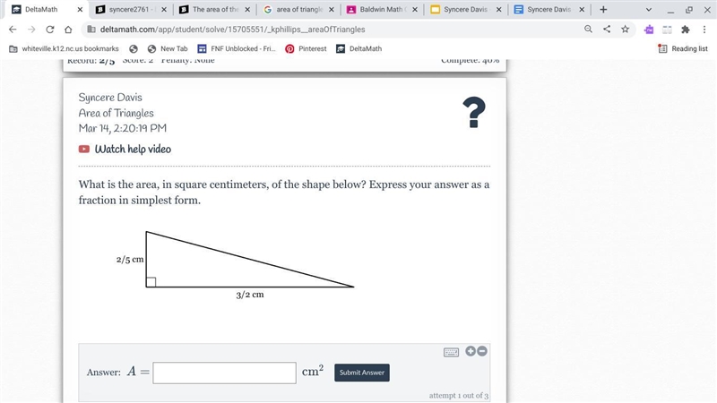 What is the area, in square centimeters, of the shape below? Express your answer as-example-1